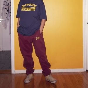 Drewhouse secret sweatpants - burgundy